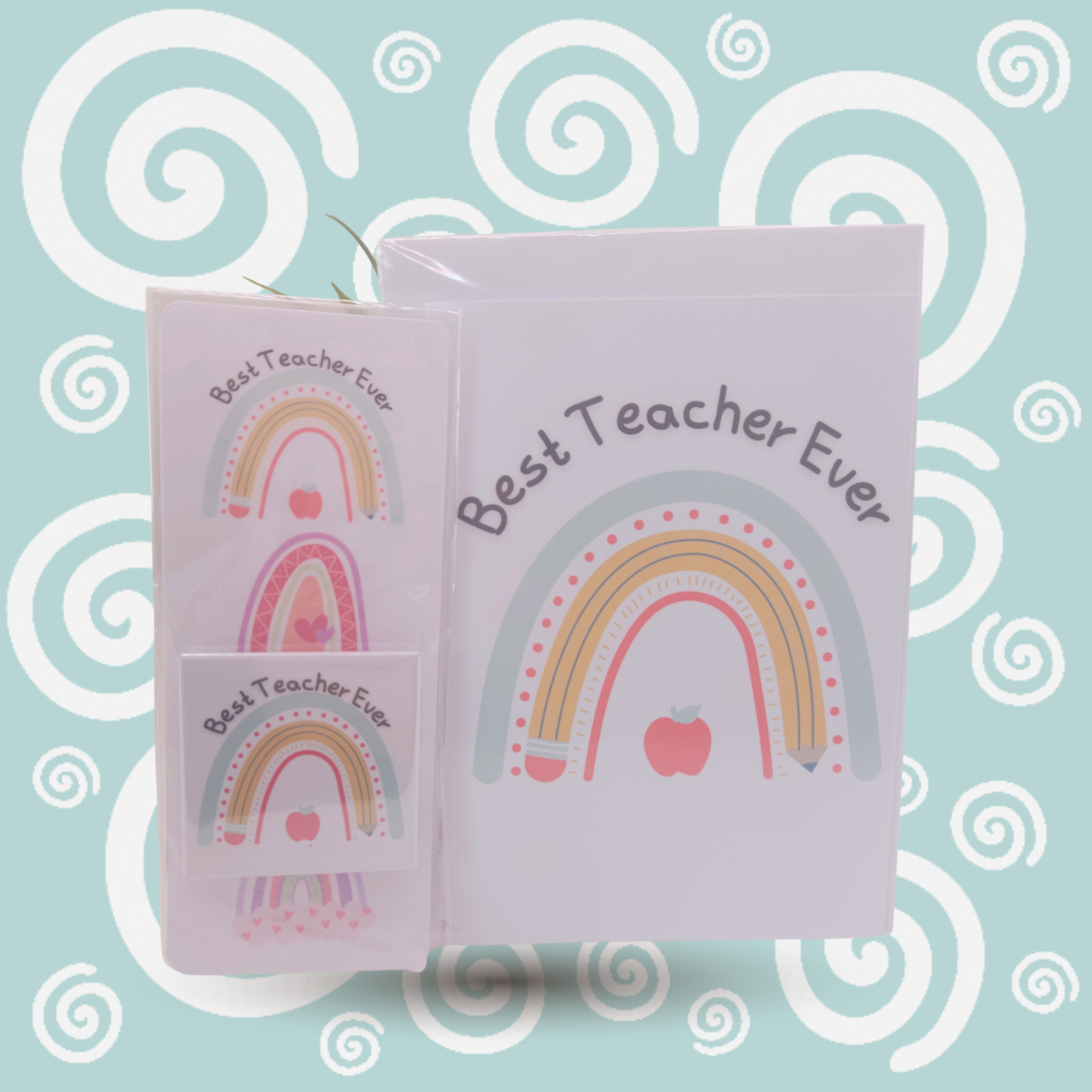 Teacher - Magnet, Card & Bookmark set