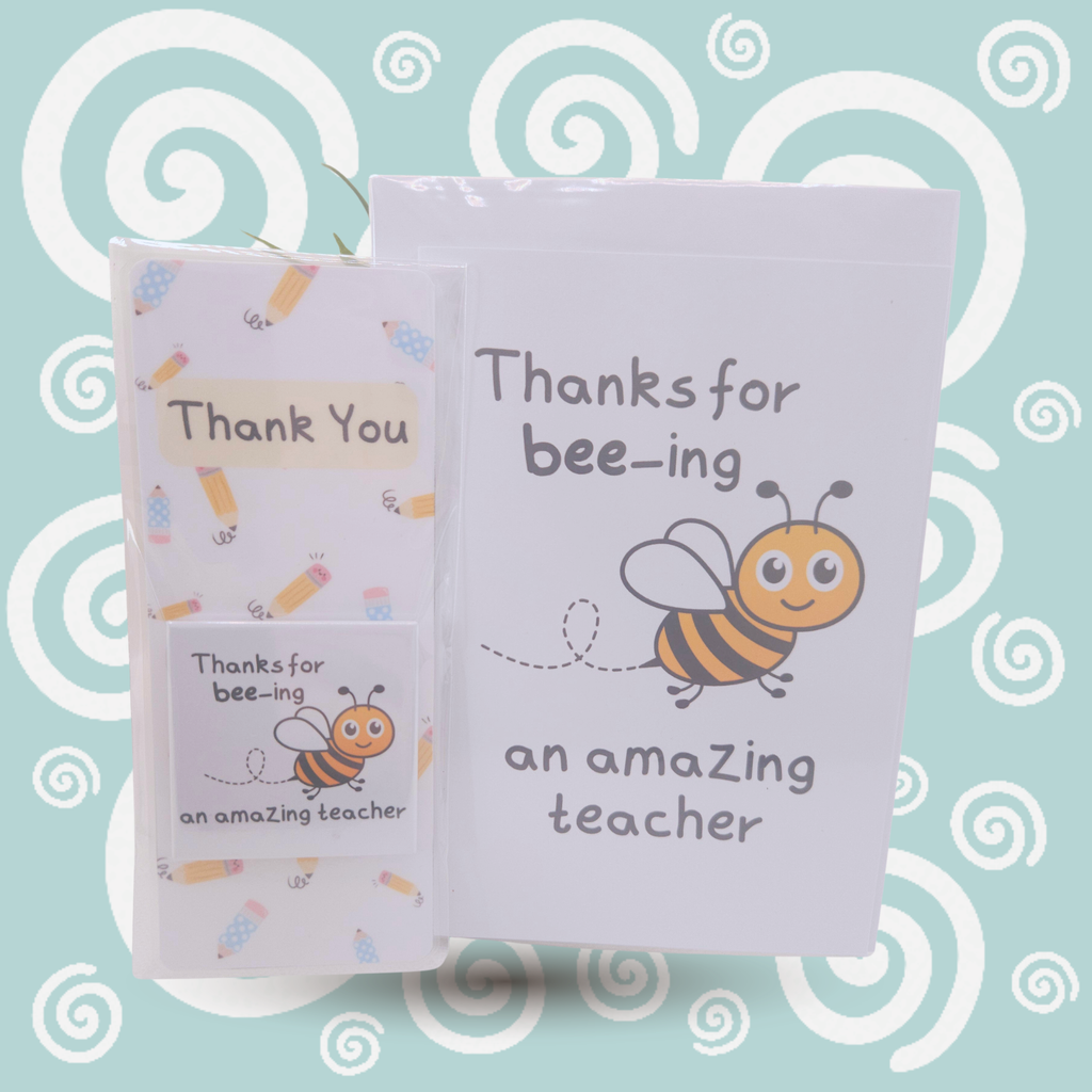 Teacher - Magnet, Card & Bookmark set