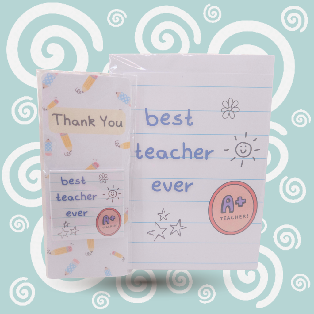 Teacher - Magnet, Card & Bookmark set