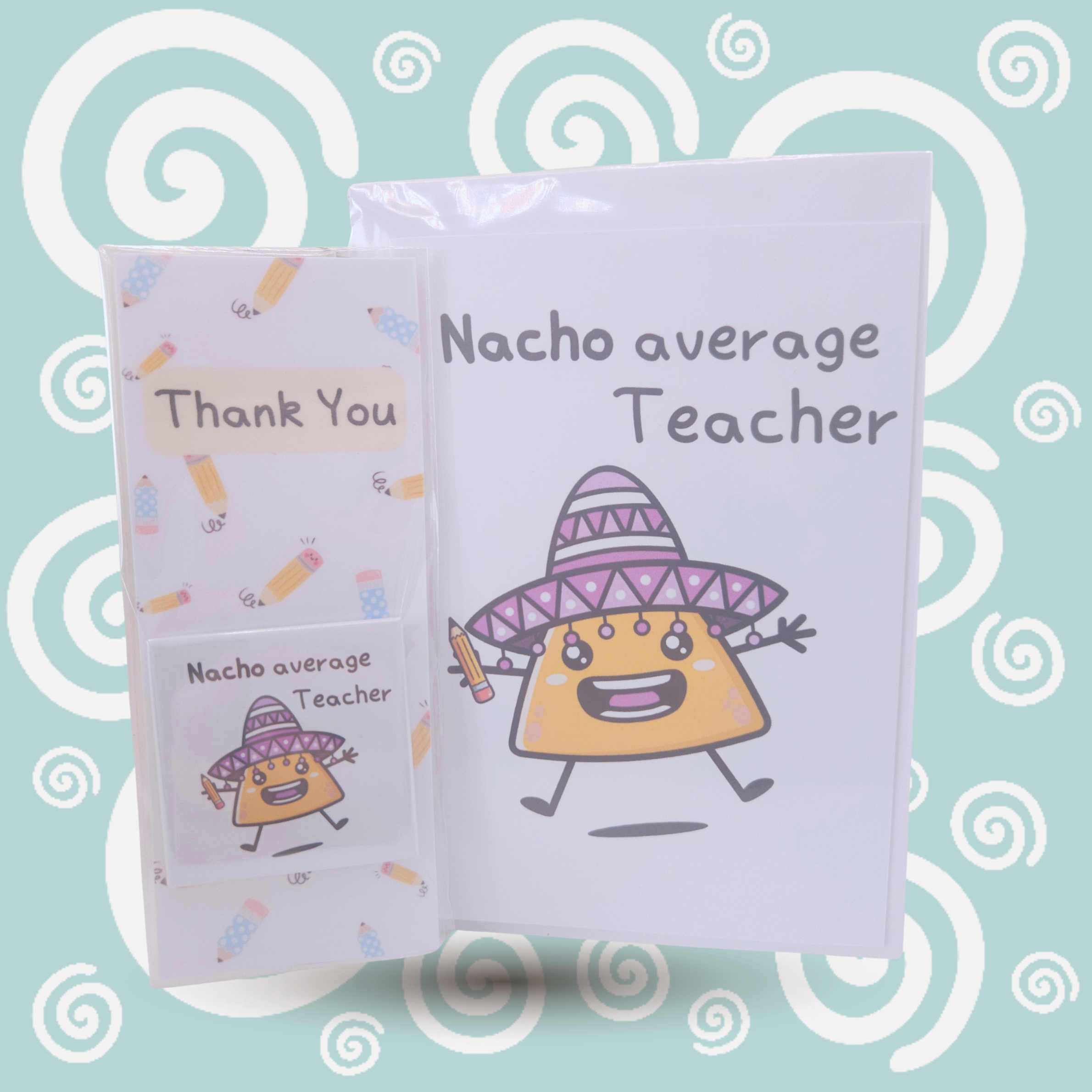 Teacher - Magnet, Card & Bookmark set