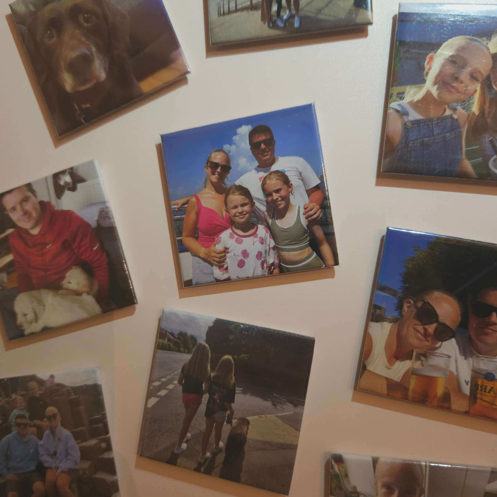 Set of 9 - Personalised Photo Magnets