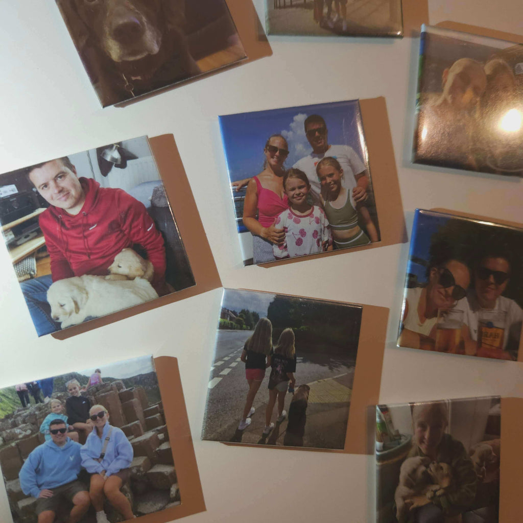 Set of 9 - Personalised Photo Magnets