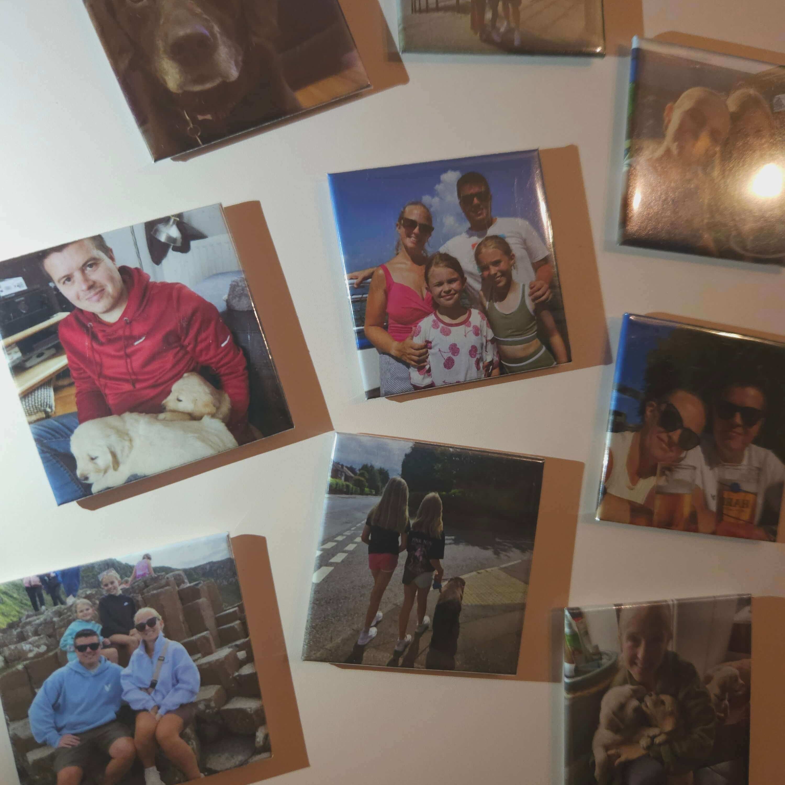 Set of 6 - Personalised Photo Magnets