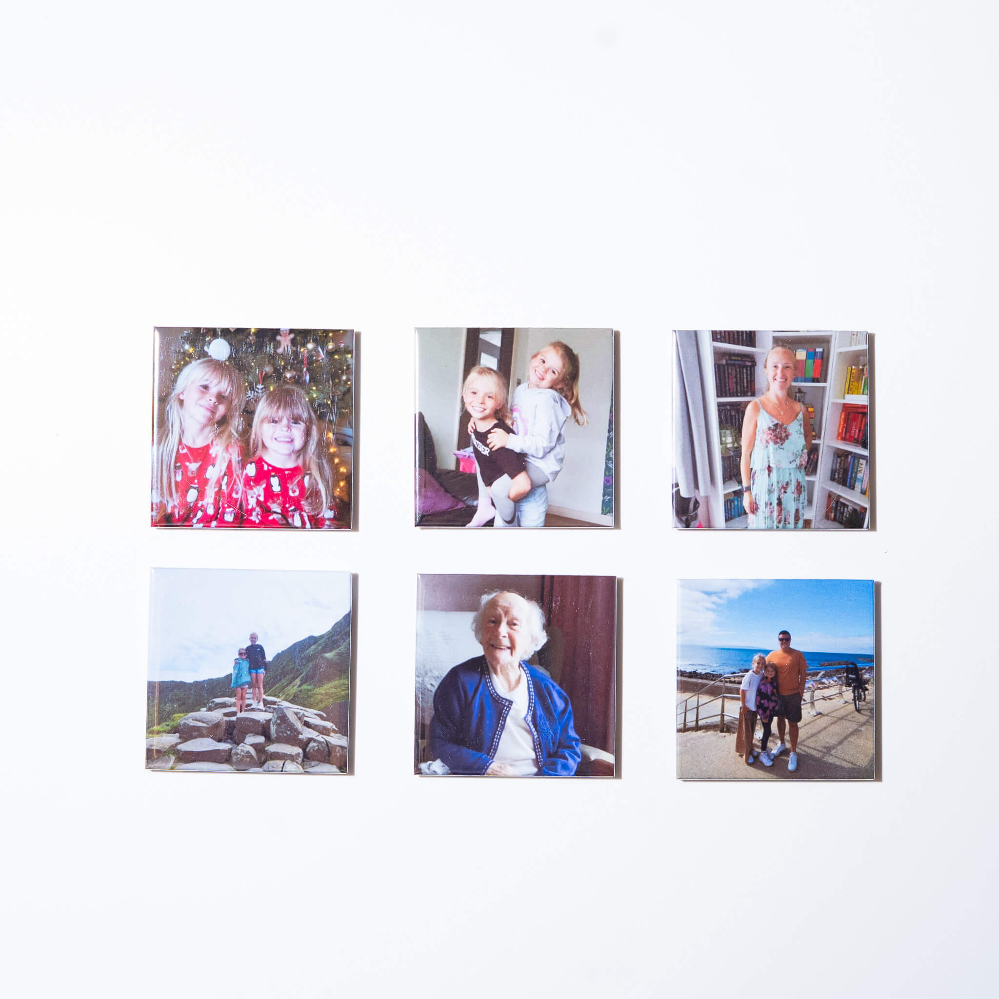 Set of 6 - Personalised Photo Magnets