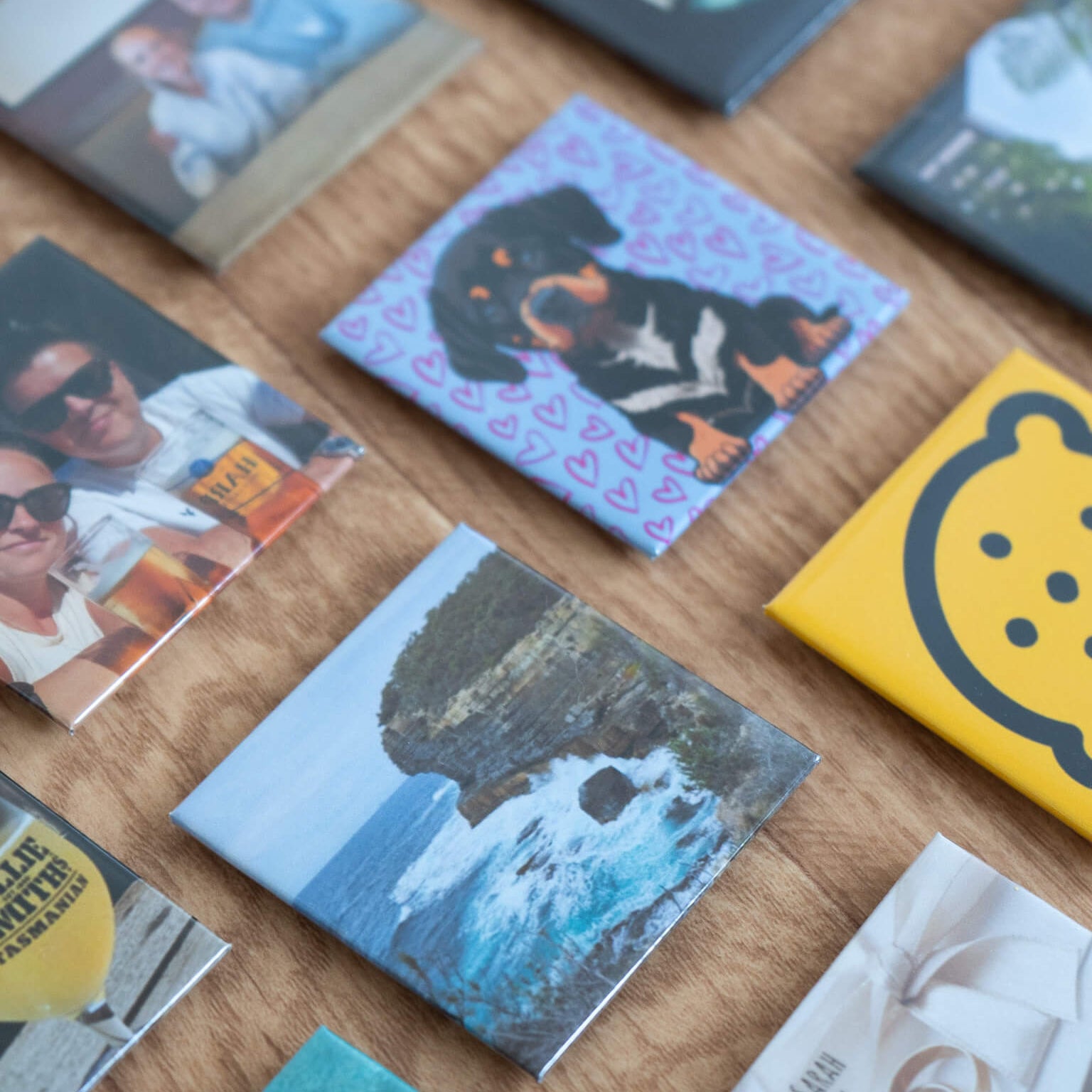 Set of 6 - Personalised Photo Magnets