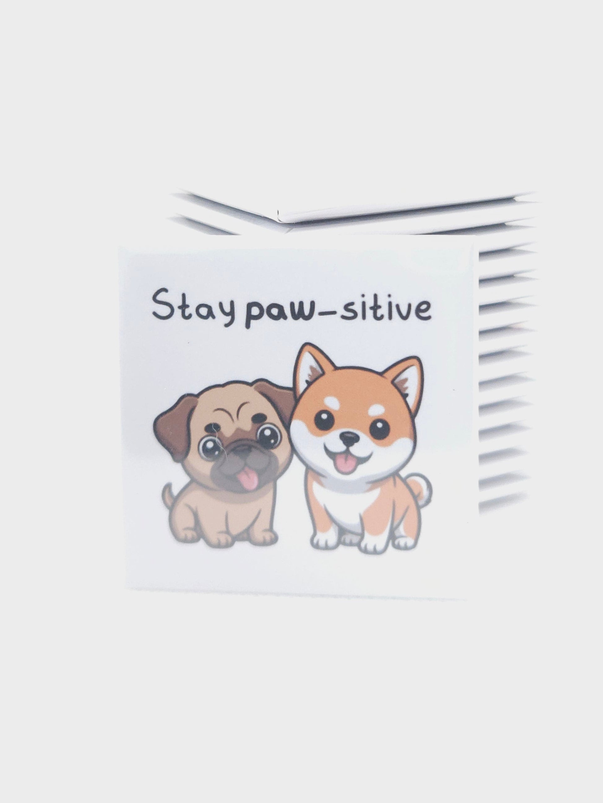 magnet with cartoon puppies
